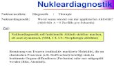 Nuklearmedizin: Diagnostik / Therapie Nukleardiagnostik ... Nuklearmedizin: Diagnostik / Therapie