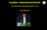 Doppler Patientensicherheit Gyn Allround 20.2.13 Mittwoch 16.30- 17.15 KTM Schneider