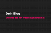 Webdesign f¼r Blogger