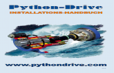 INSTALLATIONS-HANDBUCH - Python-DriPython-Drive 90 90 2015 2 Fr die Modelle von P30-R bis 1500-G Fr vom Hersteller gelieferte Einheiten nach Januar 2007 Bei dieser Gelegenheit