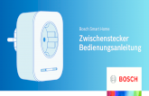 Bedienungsanleitung Zwischenstecker - Bosch Bosch Smart Home Controller sowie die Bosch Smart Home App