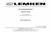 Lemken EurOpal 6 parts catalog