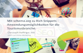 TFF2015, Christoph Hoffinger, reachout Online Marketing, "Mit   zu Rich Snippets"