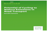Potential of Cycling to Reduce Emissions in Road Transport .Reduce Emissions in Road Transportâ€œ
