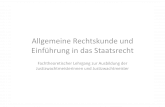 2013 Allgemeine Rechtskunde Und Einfuehrung in Das Staatsrecht Jwm