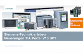 3/2015 Siemens-Technik erleben Neuerungen TIA Portal .TIA Portal TIA Portal mit STEP 7 V11 ... Speicherkarten