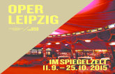 Oper Leipzig // Spielgelzeltheft