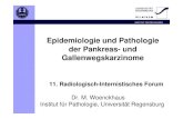 Epidemiologie und Pathologie der Pankreas- und ... INSTITUT FœR PATHOLOGIE Epidemiologie und Pathologie