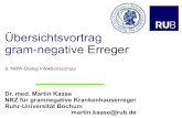 œbersichtsvortrag gram-negative Erreger - LZG.NRW .œbersichtsvortrag gram-negative Erreger 9. NRW-Dialog