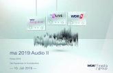 ma 2019 Audio II - wdr- .Die Media-Analyse (ma) â€“ Fakten ma 2019 Audio II Die ma 2019 Audio II