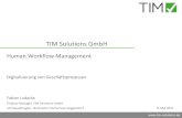 TIM Solutions GmbH - gmrc.de .TIM Solutions -Unsere Leistungen Die TIM Solutions GmbH entstand im