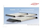 BA AMS 17ECOswitch - peditec-shop.de Seite 4 Betriebsanleitung AMS 17... ECOswitch - Version 03-2015A