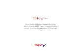 Bedienungsanleitung Sky+ HD-Receiver f¼r Satellitenempfang .3 Lieferumfang Wenn Du den Receiver
