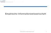 Empirische Informationswissenschaft - phil-fak.uni ... Analogie zum radioaktiven Zerfall Die Halbwertszeit