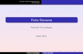 Finite Elemente - Hochschule mohr/praes/fem_praes.pdf¢  Partielle Di erenzialgleichungen FE-Methode