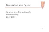 Hauptseminar Computergrafik Albrecht Uhlig 27.11 2 Gliederung ¢â‚¬¢ Einleitung ¢â‚¬¢ Mathematische Grundlagen