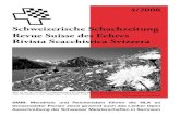 Schweizerische Schachzeitung Revue Suisse des Echecs ... Vjekoslav Vulevic!), et les B£¢-lois contre
