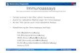 Molekulare Diagnostik Immunoassays - Molekulare Diagnostik Institute for Genomcs and Bioinformatics,