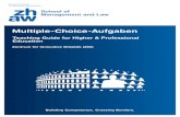 Multiple-Choice-Aufgaben - zhaw.ch Multiple-Choice-Aufgaben Teaching Guide for Higher & Professional