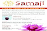 NEU ab Mai - Kundalini Yoga mit Sad££ Naam Wei£er Hauptstr. 12 50999 K£¶ln Samaji Yoga Ayurveda Meditation