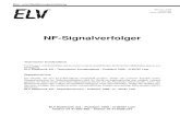 NF-Signalverfolger 2 NF-Signalverfolger Ausgestattet mit einem empfindlichen Vorverst£¤rker, VU-Meter