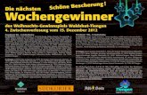 des Weihnachts-Gewinnspiels Waldshut-Tiengen 4 ... Die n£¤chsten Wochengewinner des Weihnachts-Gewinnspiels