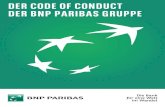 DER CODE OF CONDUCT DER BNP PARIBAS GRUPPE - arval.de Der Code of Conduct der BNP Paribas Gruppe liegt