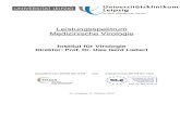 Leistungsspektrum Medizinische Universit£¤tsklinikum Leipzig Leistungsspektrum Medizinische Virologie