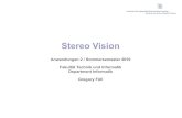 Stereo Vision - Pers£¶nliche Webseiten der Informatik ubicomp/projekte/master2010...¢  Stereo Vision