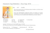 Klassische Yoga Meditation - Kriya Yoga £“ber bewusstes Atmen die Denkprozesse anhalten und tiefe innere