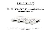 DIGITUS Plug&View MiniNVR - files.elv.com Plug&View MiniNVR —â‚¬ QIG —â‚¬ DE-201311 3 Schritt 2: Verbinden
