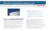Access Professional Edition 3 - Engineered Solutions | Access Professional Edition 3.6 Access Professional