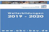 Weiterbildungen 2019 - 2020 - abc-bau.de abc Bau Ausbildungscentrum der Bauwirtschaft Mecklenburg-Vorpommern