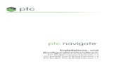 PTC Navigate Installations- und Konfigurationshandbuch 1 PTC Navigate Installations- und Konfigurationshandbuch