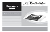 Message 800 - Download Message 800 Message 800 Willkommen bei DeTeWe Vielen Dank, dass Sie sich f£¼r