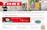 Klimt zu Gast in Halle - bahn.de Fortsetzung Titelthema Seite 1 Klimt zu Gast in Halle Gustav Klimt: