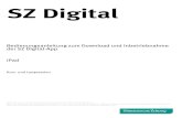 SZ Digital - SZ Digital Bedienungsanleitung zum Download und Inbetriebnahme der SZ Digital-App iPad