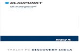 Manual Discovery 1001A - Discovery...¢  2 Bedienungsanleitung Tablet PC Discovery 1001A Android Ver