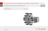 Produkt-Do Proportional-Wegeschieber Typ EDL Produkt-Dokumentation D 8086 07-2018-2.1 Reihenbauweise