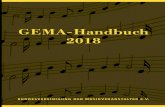 Gema Umschlag 2006 GEMA-Handbuch 2018 I. Einleitung Warum sind f£¼r £¶ffentliche Musikdarbietungen Verg£¼tungen