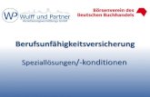 konditionen B£¶rsenverein des Deutschen Buchhandels . Wulff und Partner Versicherungsvermittlungs GmbH