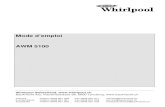 Mode d¢â‚¬â„¢emploi AWM 5100 - 5100 fr G.pdf Whirlpool Switzerland, Bauknecht AG, Industriestrasse 36, 5600