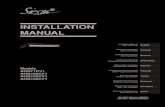 INSTALLATION MANUAL INSTALLATION MANUAL Models AHQ71CV1 AHQ100CV1 AHQ125CV1 AHQ140CV1 IM-5CEY-0711(1)-SIESTA