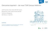 Grenzenlos bayerisch ¢†â€™ der neue TUM Campus Heilbronn 1st sem. 2nd sem. 3rd sem. 4th sem. Basics in