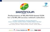 Performance of WLAN RSS-based SON for LTE/WLAN access ... Performance of WLAN RSS-based SON for LTE/WLAN