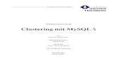 Clustering mit MySQL 5 ... Seminar MySQL Cluster 09.03.2007 4 Clustering mit MySQL 5 MySQL 5 verwendet