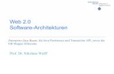 Web 2.0 Software-Architekturen - fh- Prof. Dr. Nikolaus Wulff Web 2.0 Software-Architekturen Enterprise