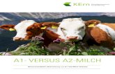A1- VERSUS A2- The a2 Milk Company â€“ auch die beta-Casein Variante A1 der Kuhmilch in verschiedenen