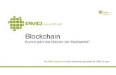 PMDA Webinar-Blockchain Sterben-der-EVU Energiehandel Abrechnung Eigentumsnachweise Blockchain Energiewirtschaft.