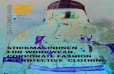 STICKMASCHINEN FأœR WORKWEAR, CORPORATE FASHION & 2019-11-13آ  fأœr workwear, corporate fashion & protective